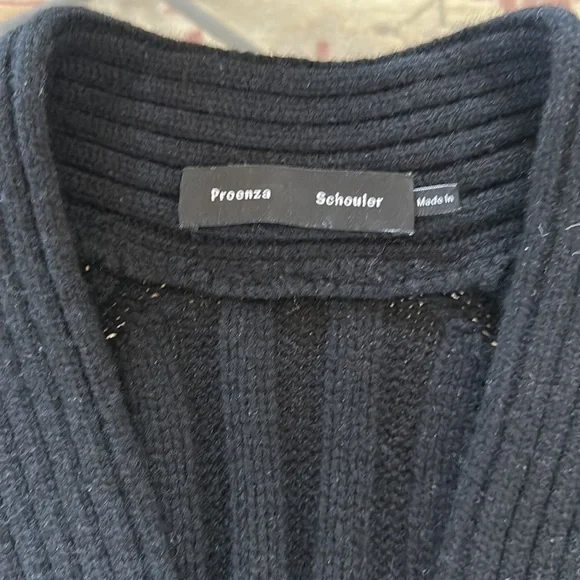Proenza Schouler oversized sweater black cashmere/wool - Picture 2 of 5